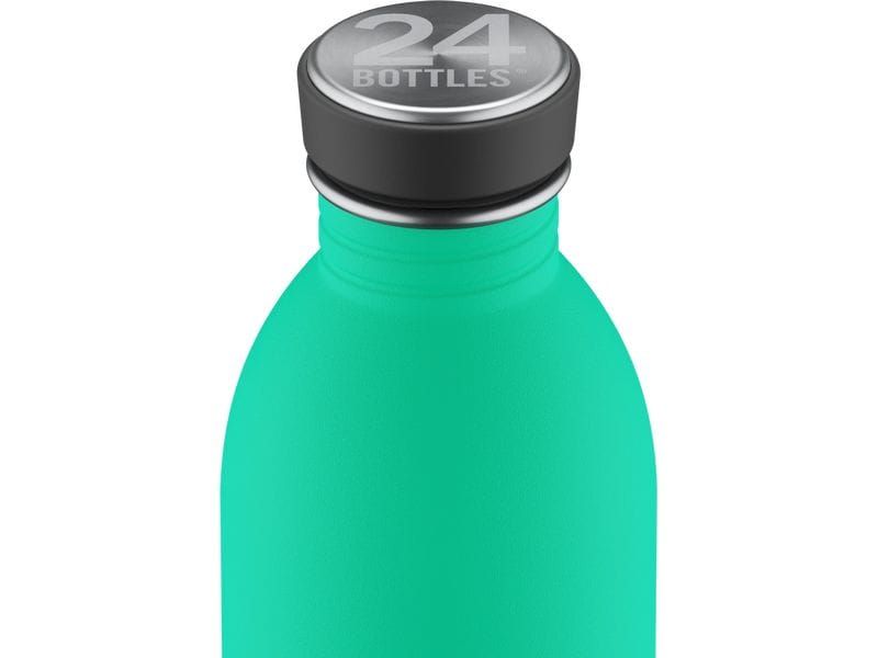 24Bottles Trinkflasche Urban 500 ml, Wave Trinkflasche aus rostfreiem Edelstahl