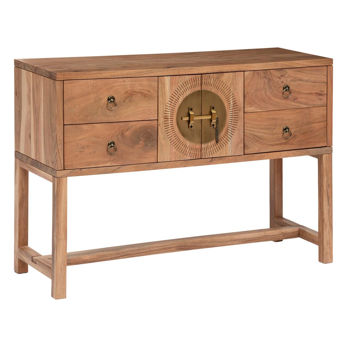 CONSOLE 2 PORTES 4 TIROIRS JILING