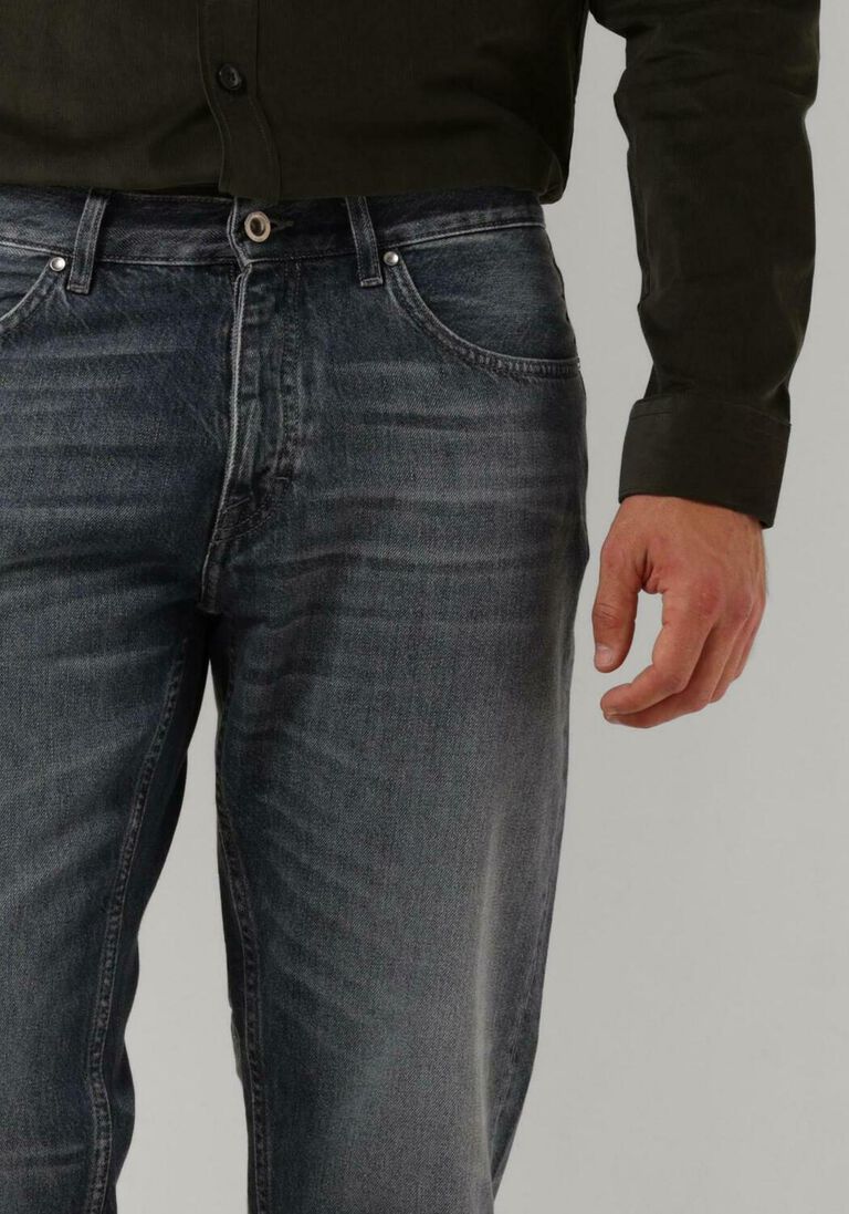 TIGER OF SWEDEN donkergrijze tiger of sweden straight leg jeans marty
