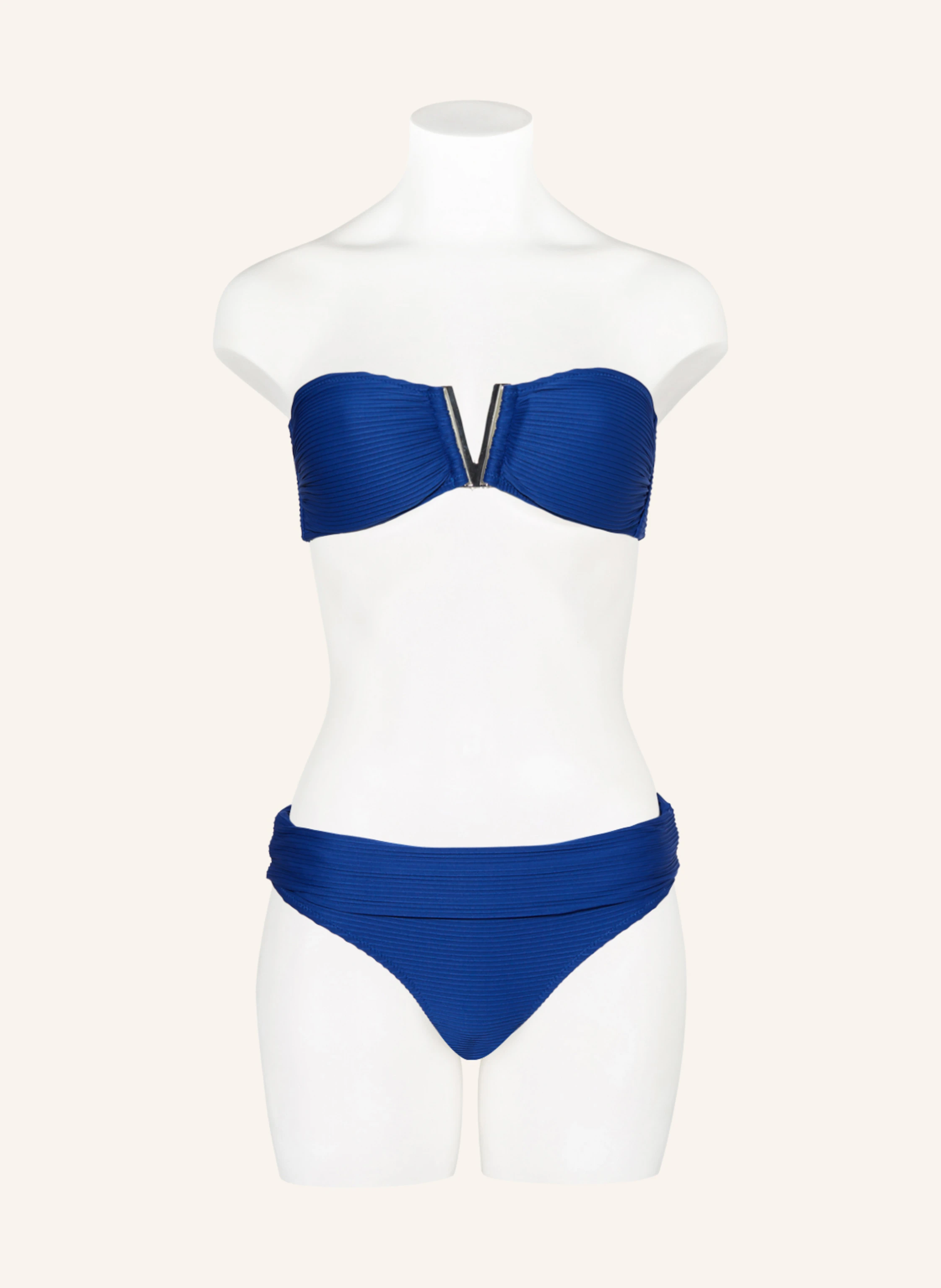 heidi klein Bandeau-Bikini-Top MALDIVIAN BLUE V BAR