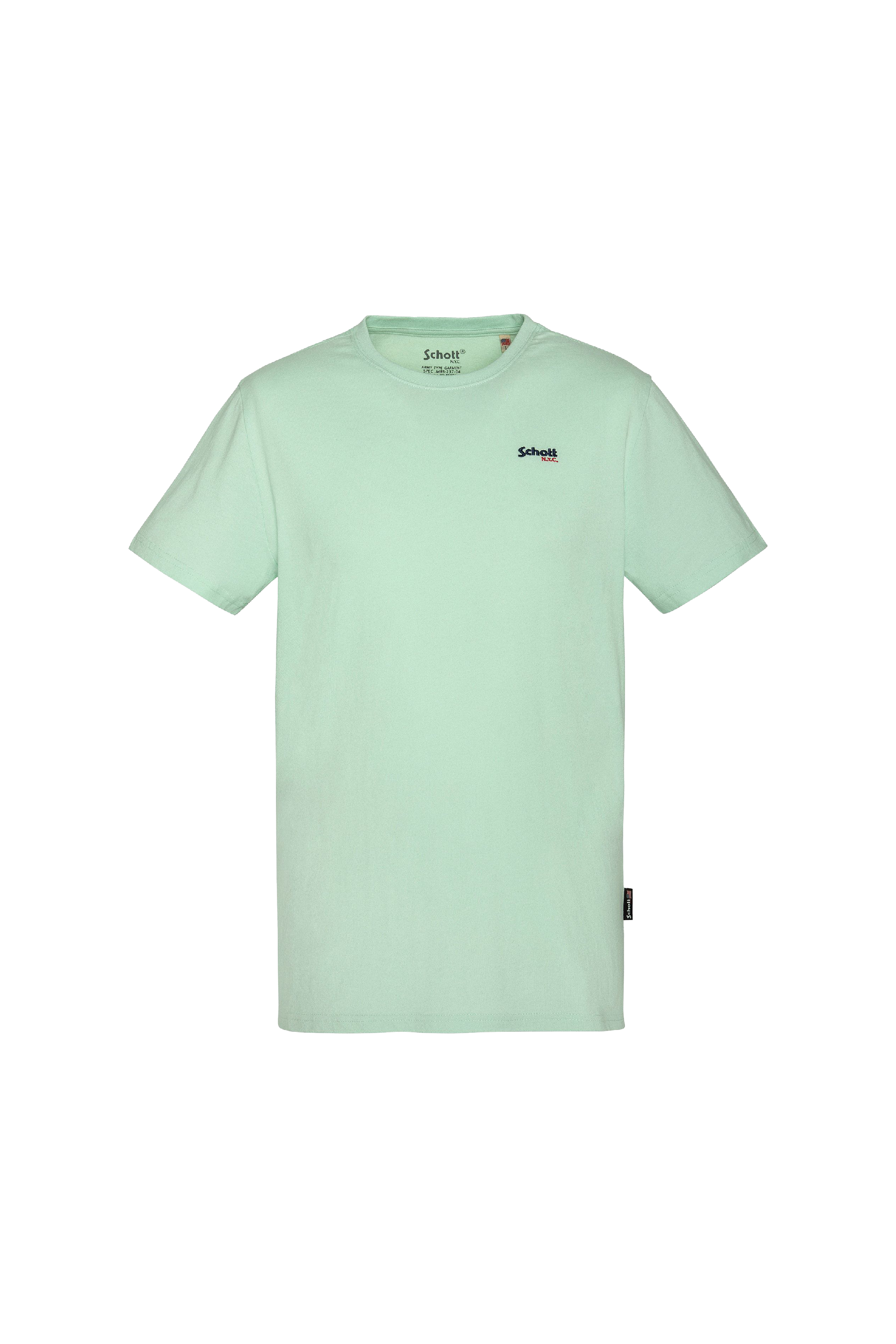 SCHOTT T-shirt TSLOGOCASUAL Vert