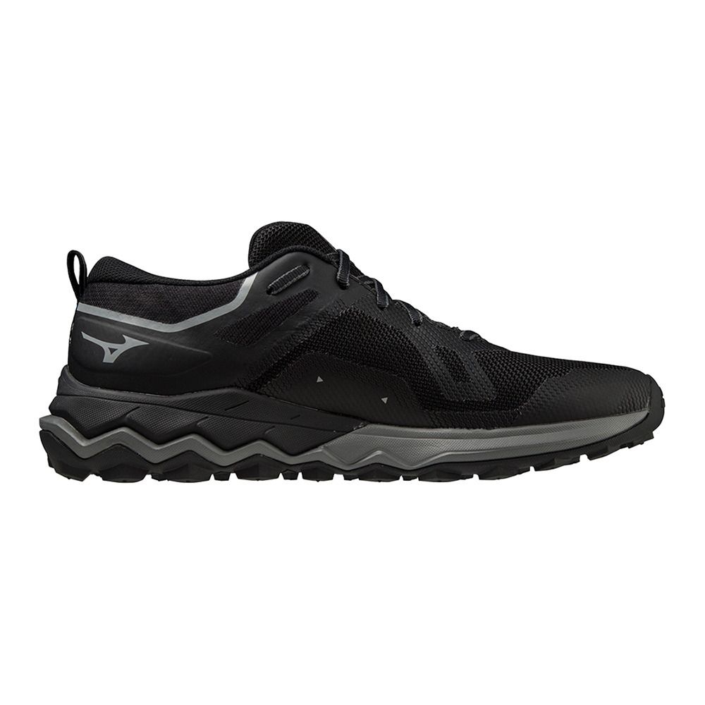 Mizuno WAVE IBUKI 4 GTX - Chaussures trail Homme black/metallic gray/dark shadow
