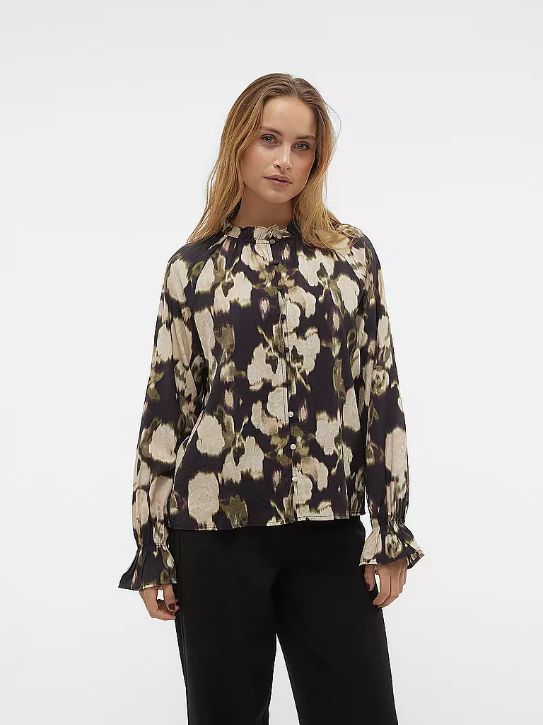 VERO MODA Bluse VMCELINA  schwarz