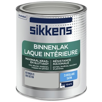 Sikkens binnenlak zijdeglans betongrijs 750 ml
