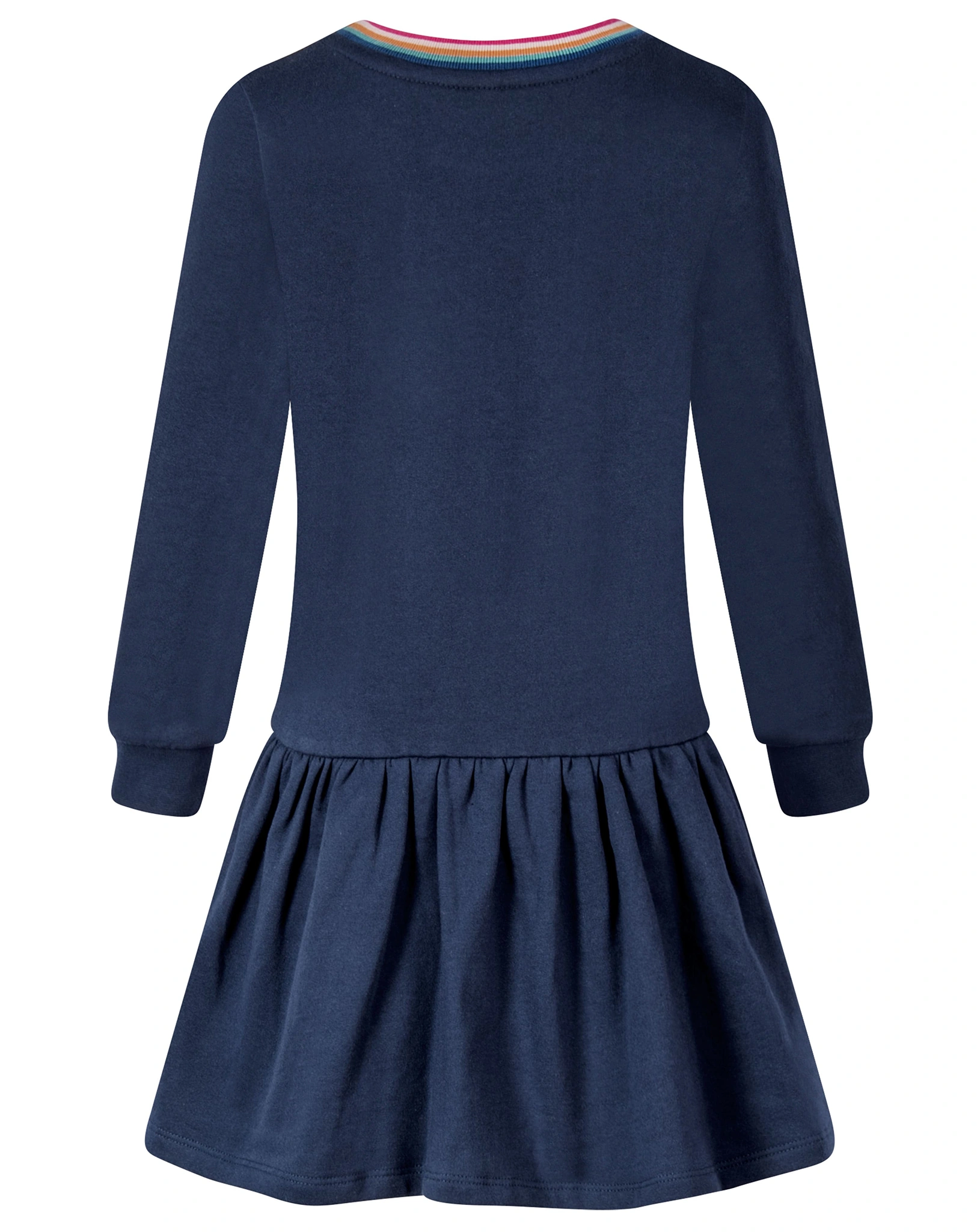 Langarmkleid COLOR DOT in navy