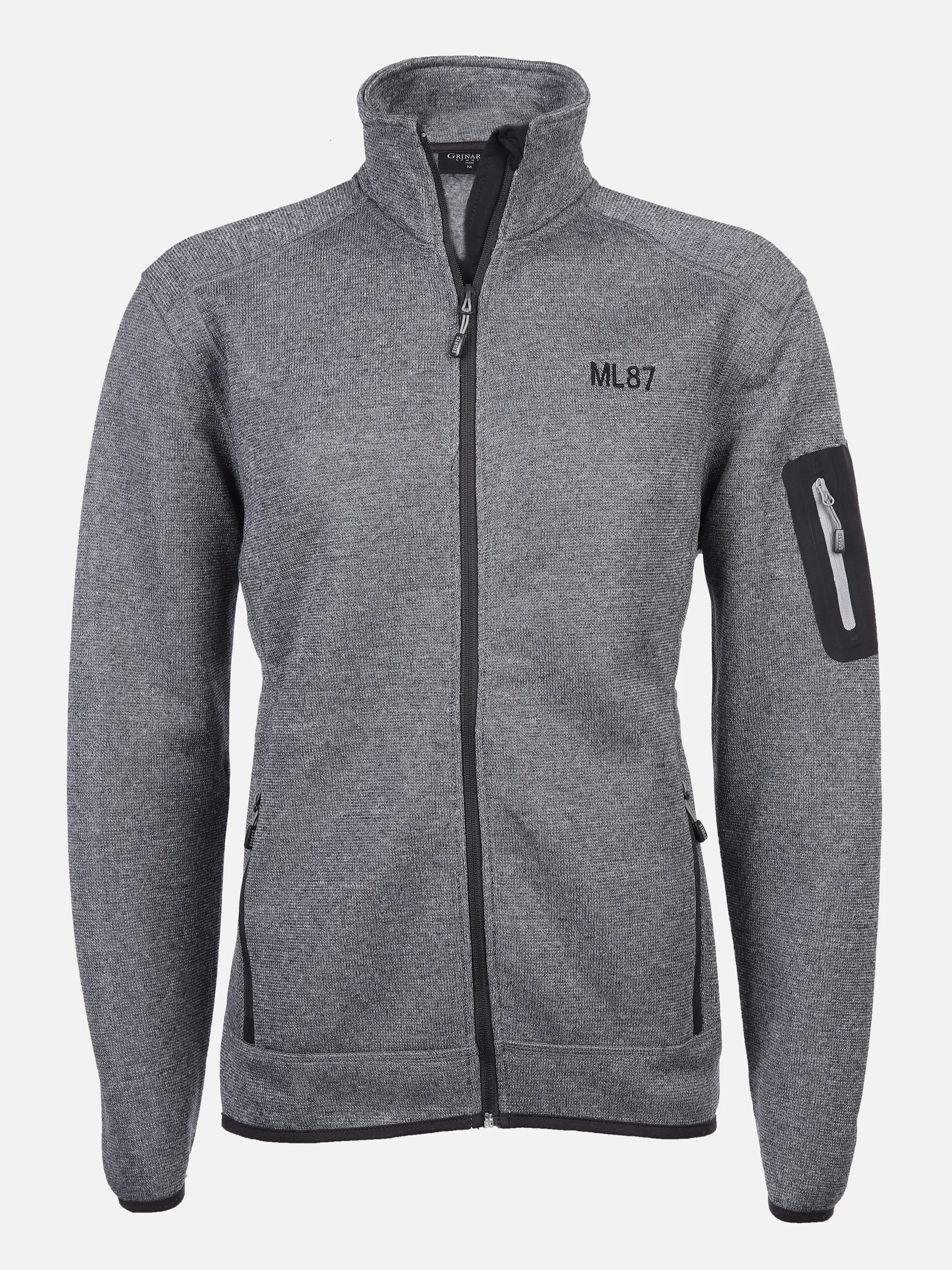 Herren Fleecejacke mit Stickerei