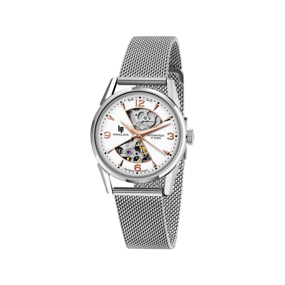 Montre Lip femme automatique acier