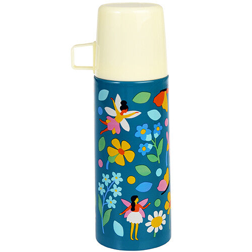 Rex london rvs thermosfles met beker - fairies in the garden - 350 ml