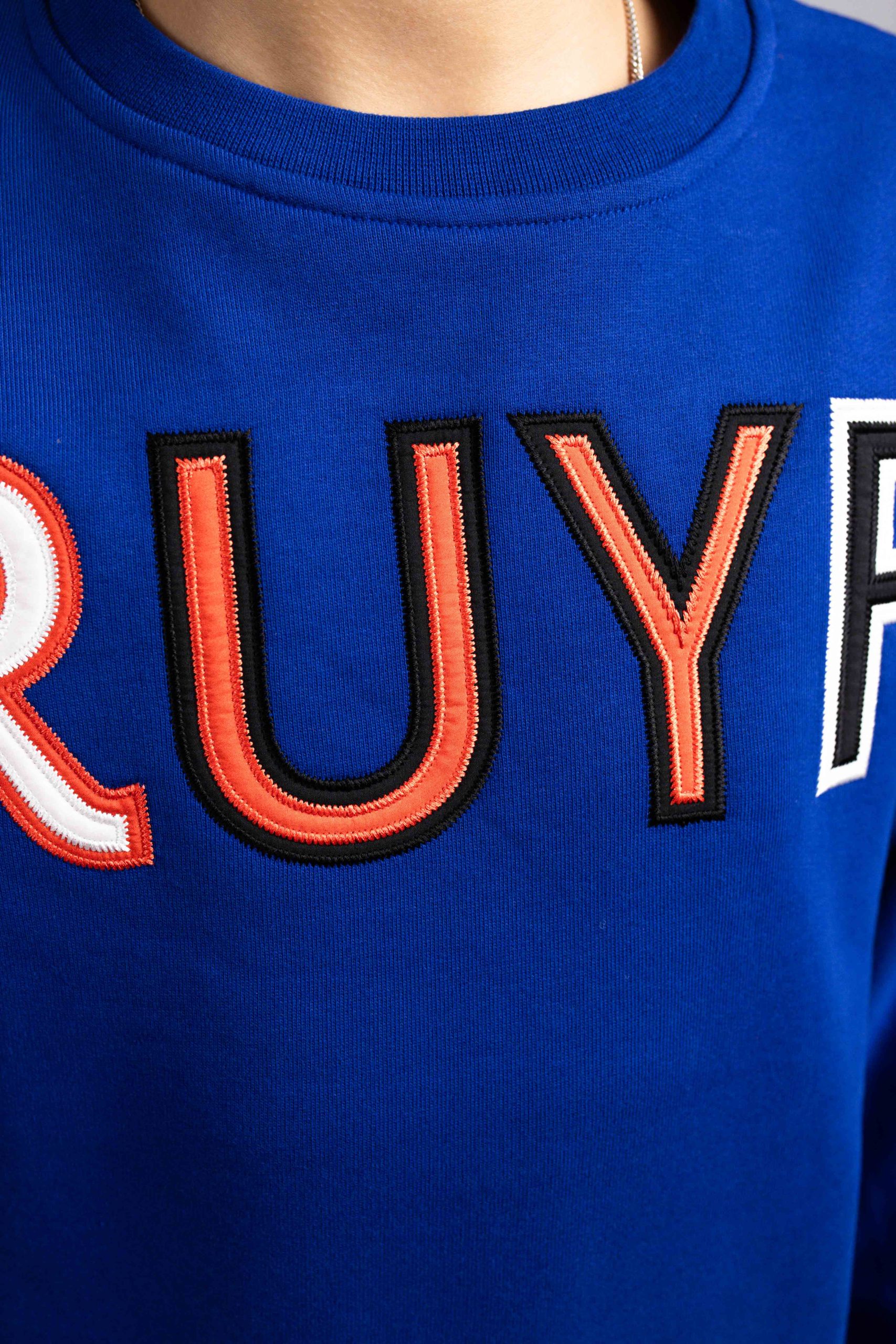 Cruyff Mover Sweater Kids Blauw
