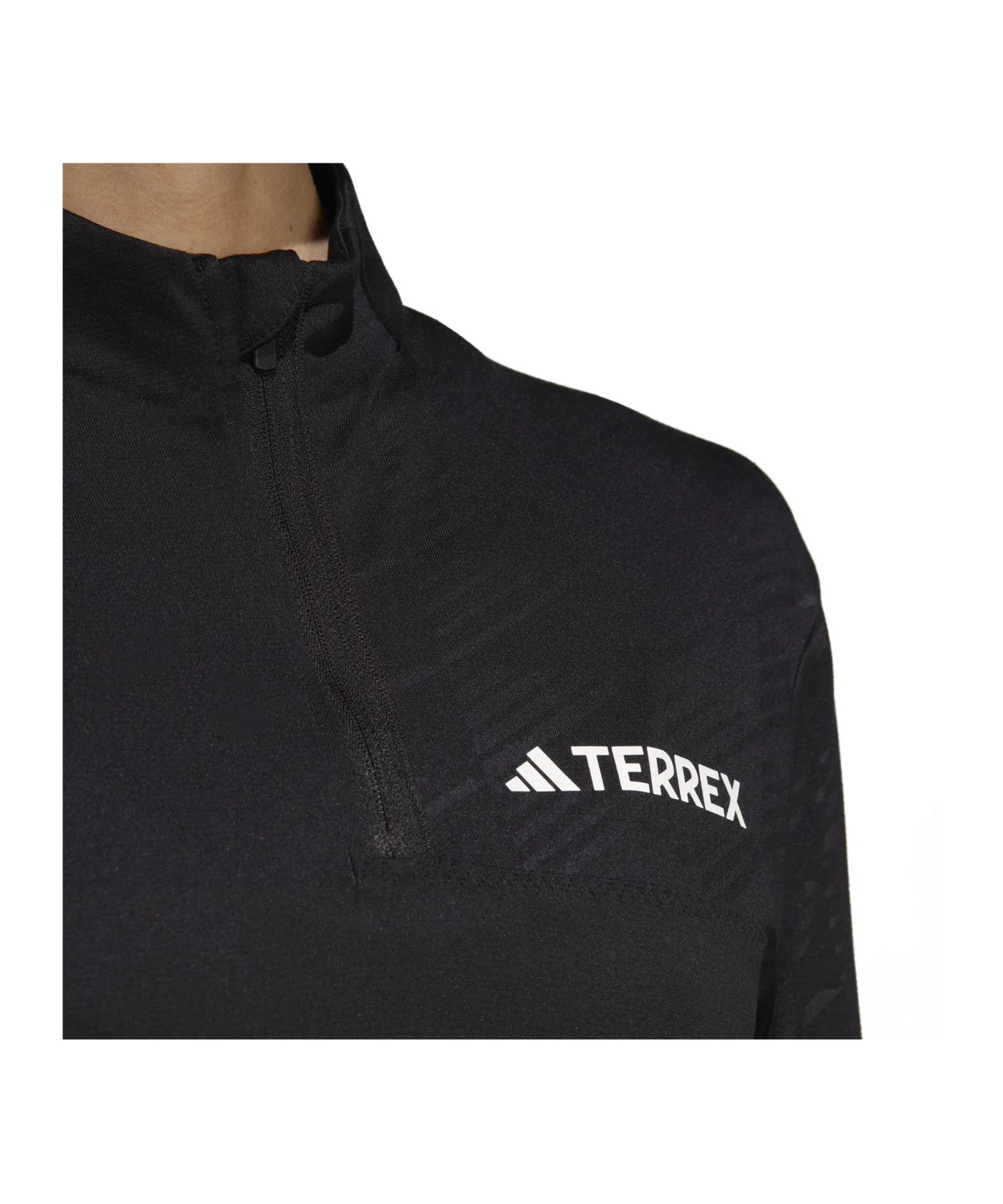 adidas Terrex Multi Half-Zip Long Sleeve Tee Black