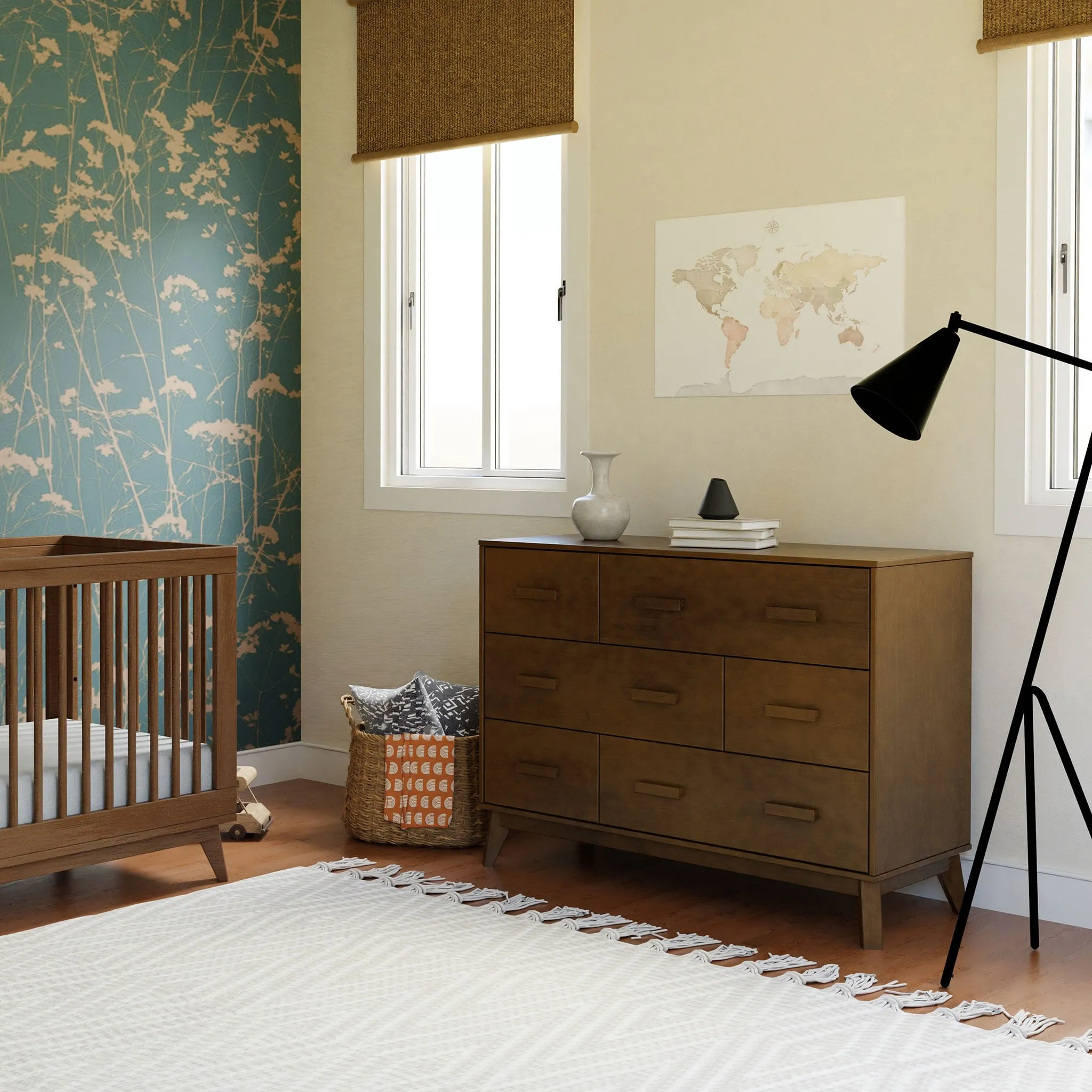 Babyletto Bureau 6 tiroirs Scoot - Naturel Noisette