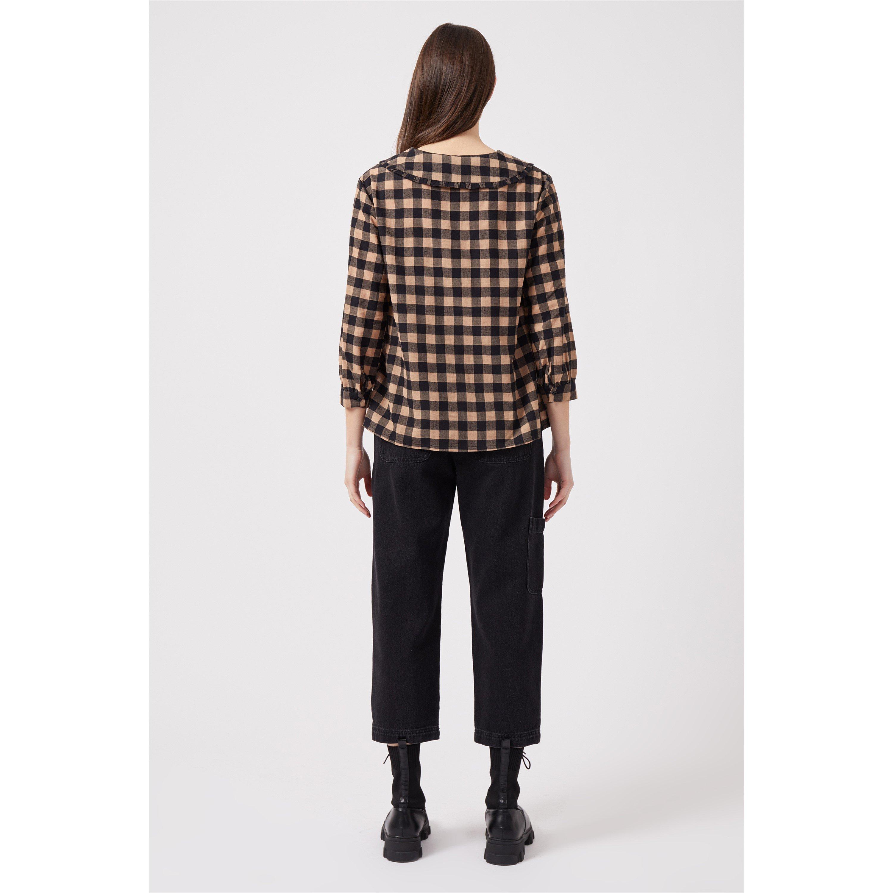 Great Plains # Great Ging LS Blouse Ld32