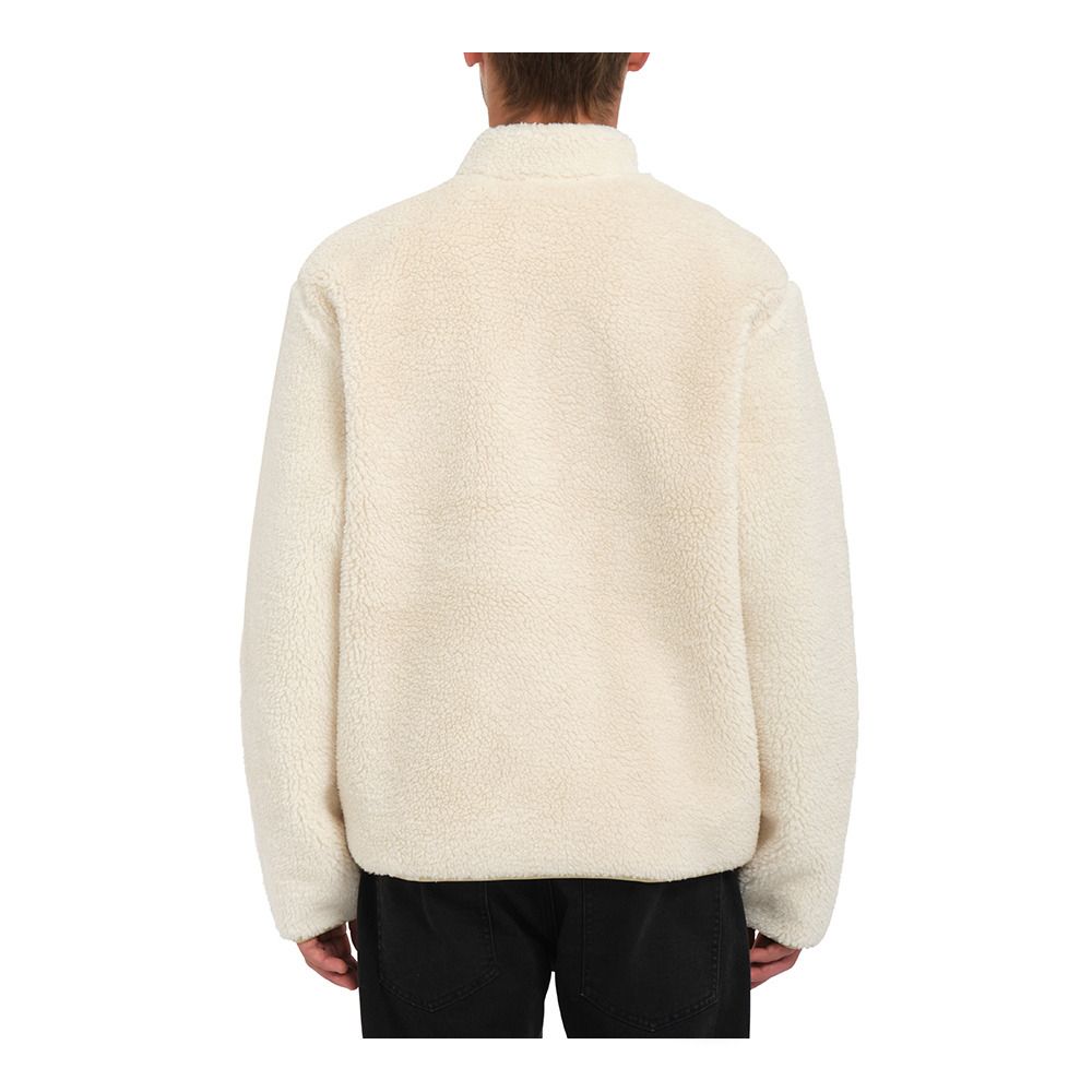 Volcom MUZZER FUZZAR - Polaire Homme dirty white
