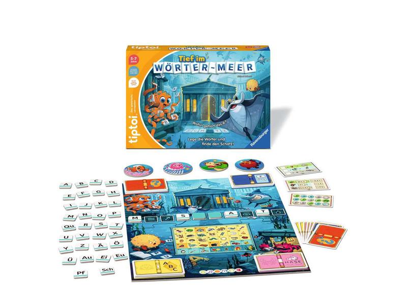 tiptoi Spiel Tief im Wörter-Meer Lernspiel für Einsteiger und Geübte