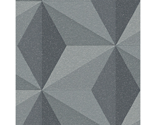 Vliesbehang 96255-2 New Life Cube grijs glitter