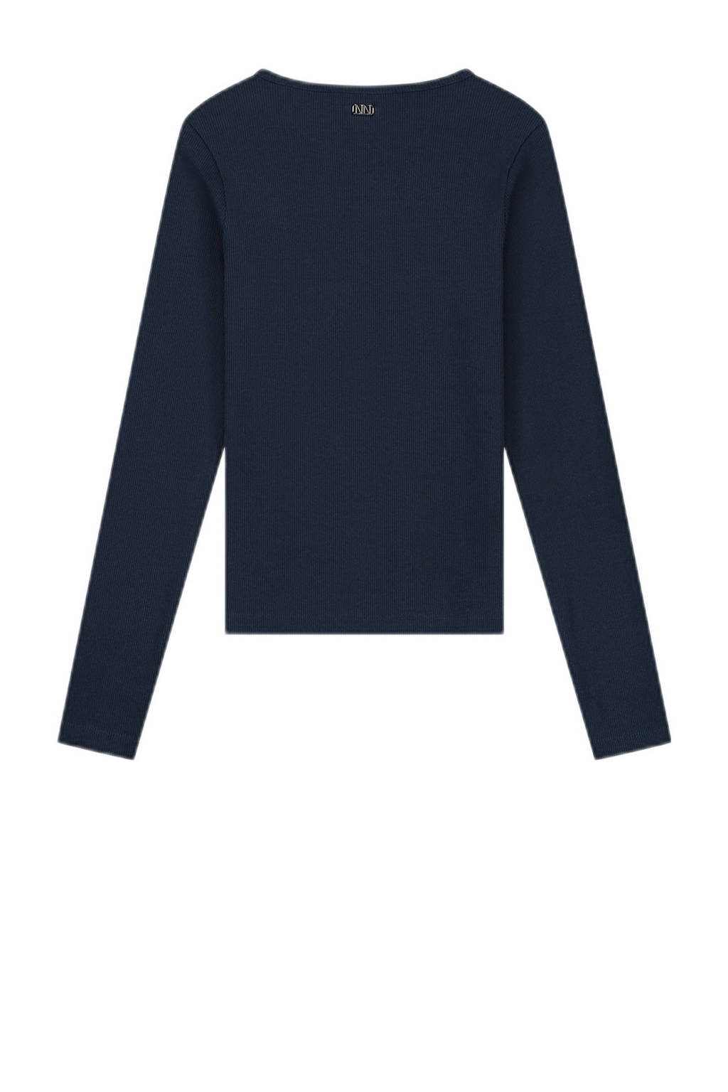 NIK&NIK ribgebreidetop Presley donkerblauw