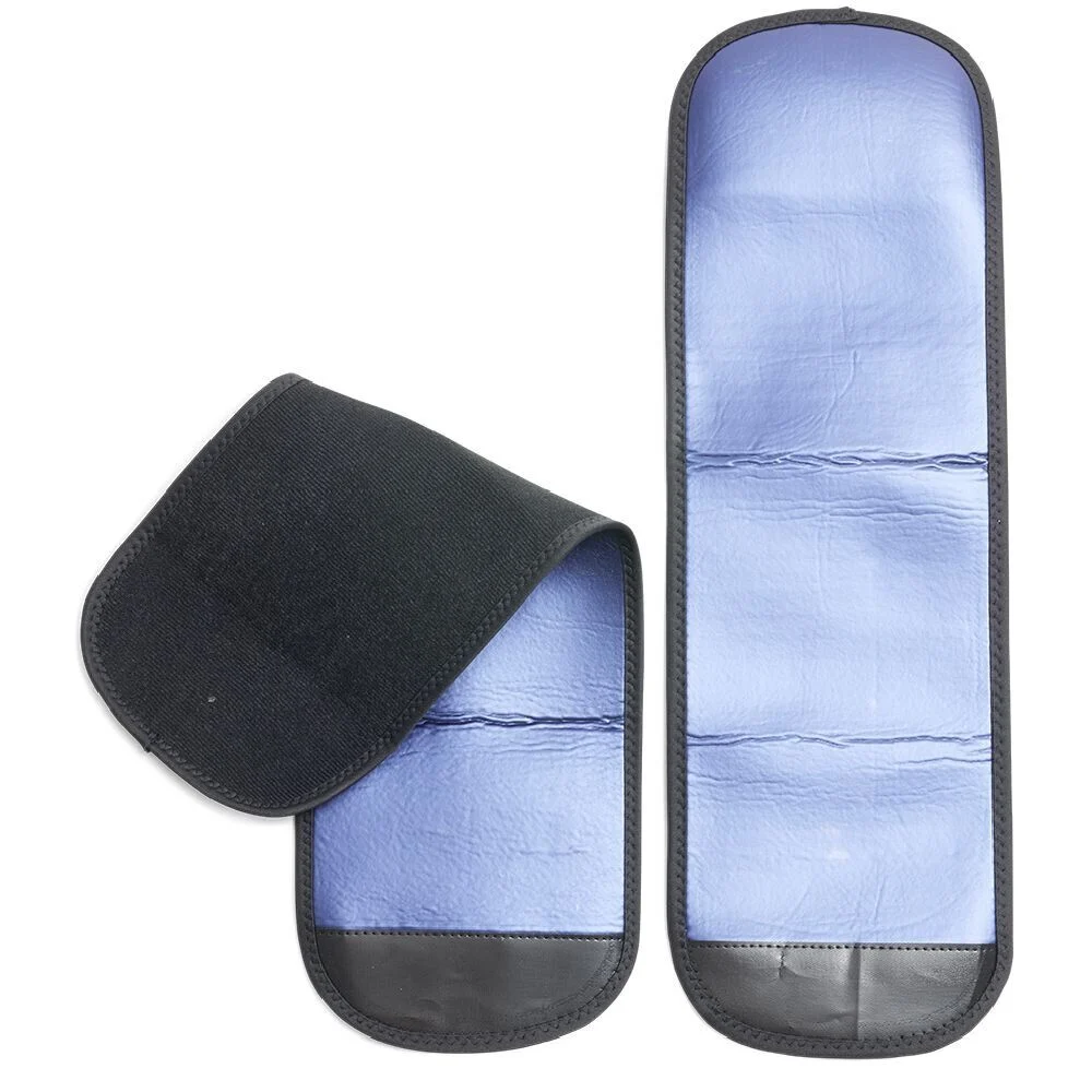 Lot de 2 brassards de sudation ajustables 48,5x15cm