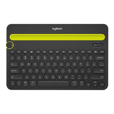 Logitech Multi-Device K480 - clavier sans fil Azerty - jusqu'à 3 appareils connectés - bluetooth - noir