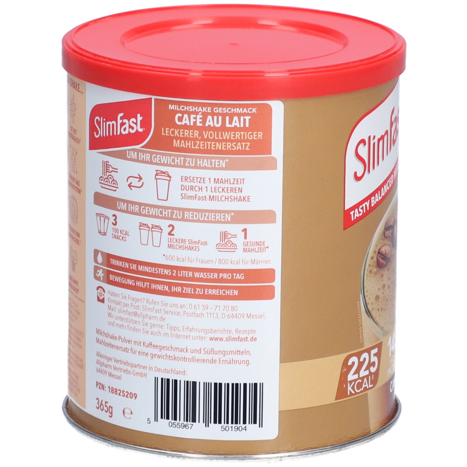 Slim Fast Milchshake-Pulver Café au lait