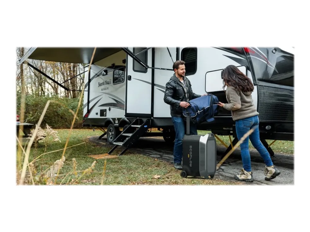 EcoFlow Delta Pro - Transportabel strømstation - AC 220-240 V - litiumjernfosfat - 3600 Wh - Wi-Fi, Bluetooth - output-stikforbindelser: 14