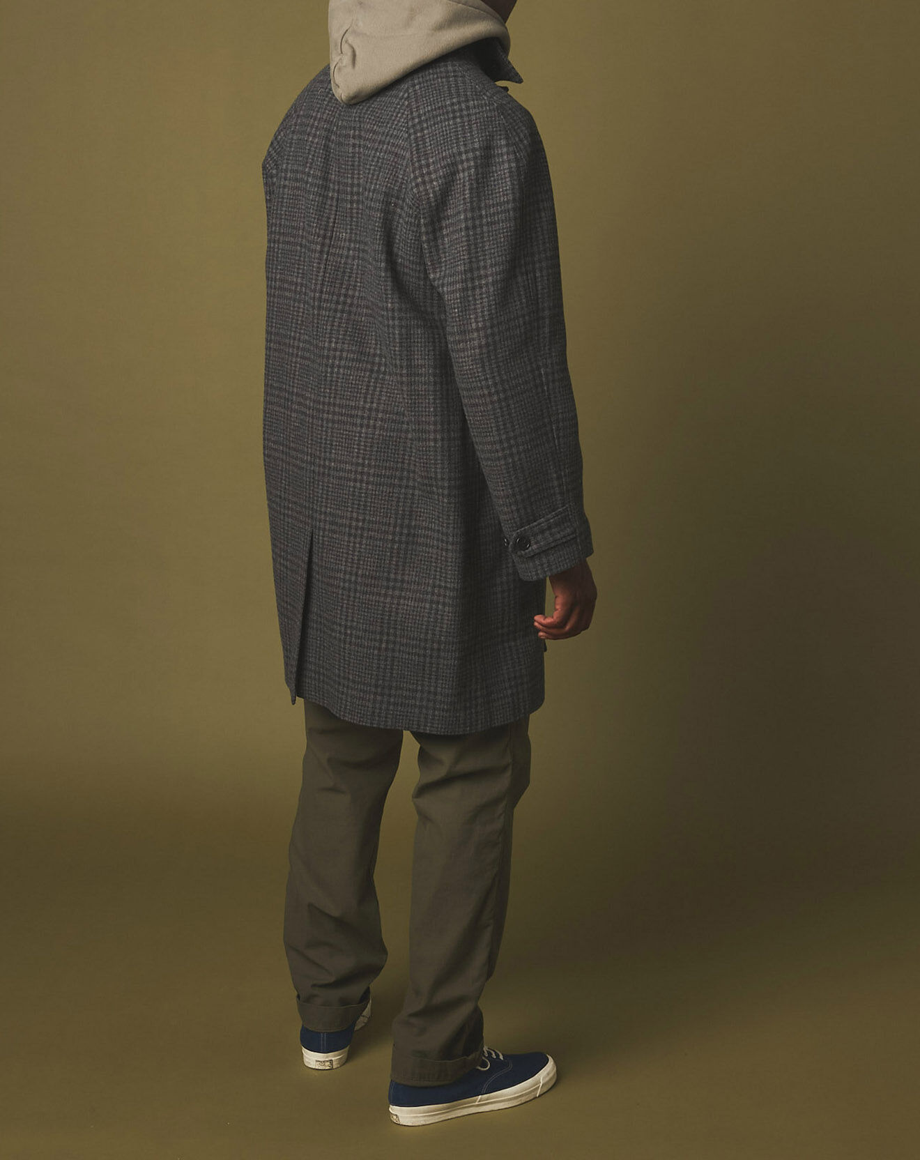 Hartford Manteau en Laine mélangée Calvin gris/charcoal