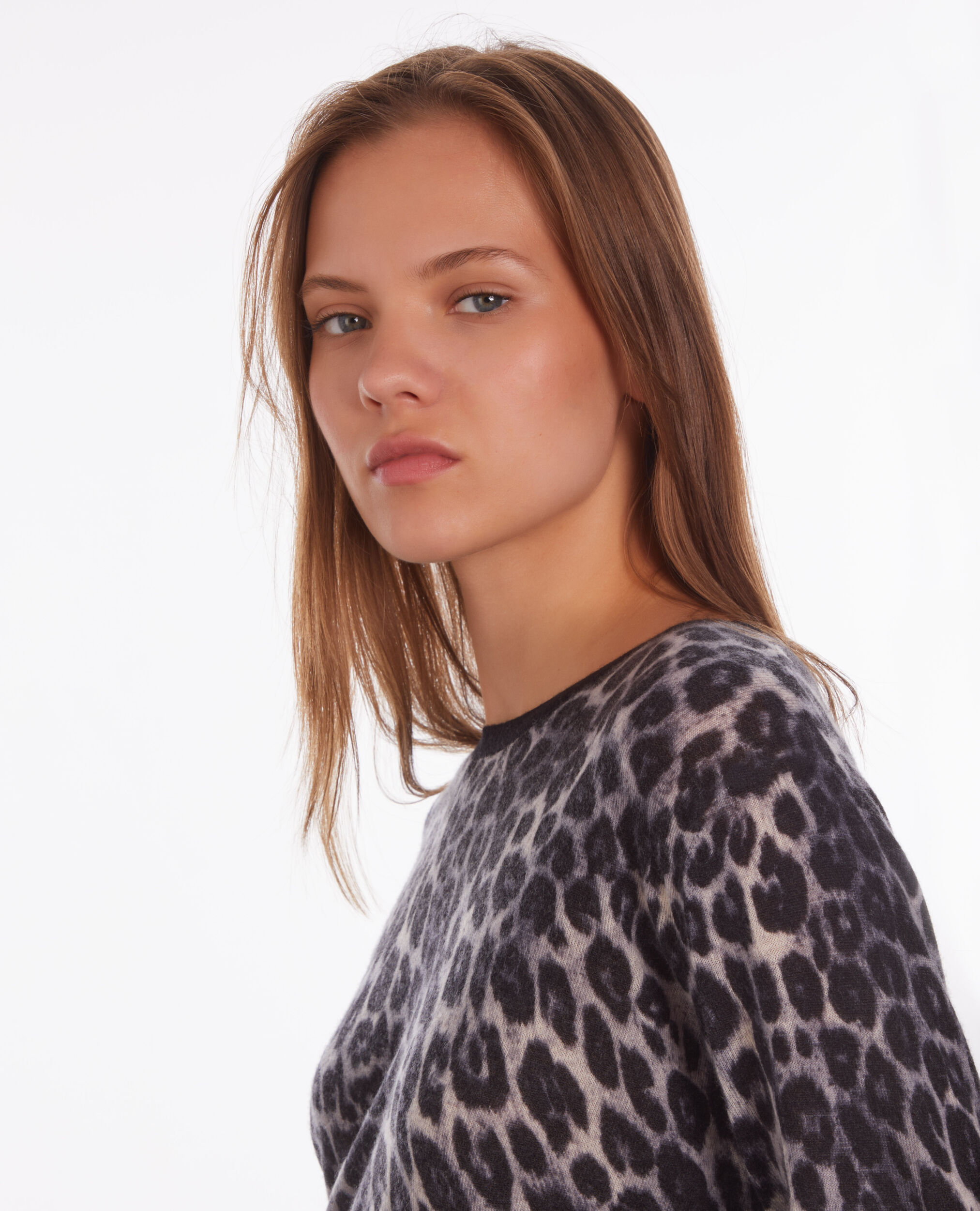 Pull imprimé en cachemire