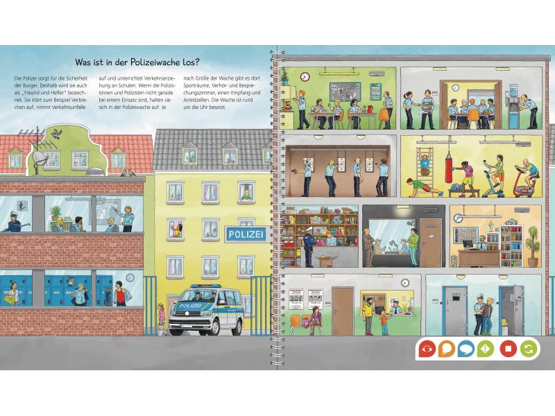 tiptoi Lernbuch Unterwegs mit der Polizei Lernbuch