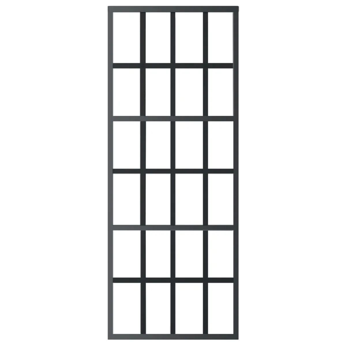 vidaXL Porte coulissante et quincaillerie - Verre ESG/Aluminium - 76x205 cm
