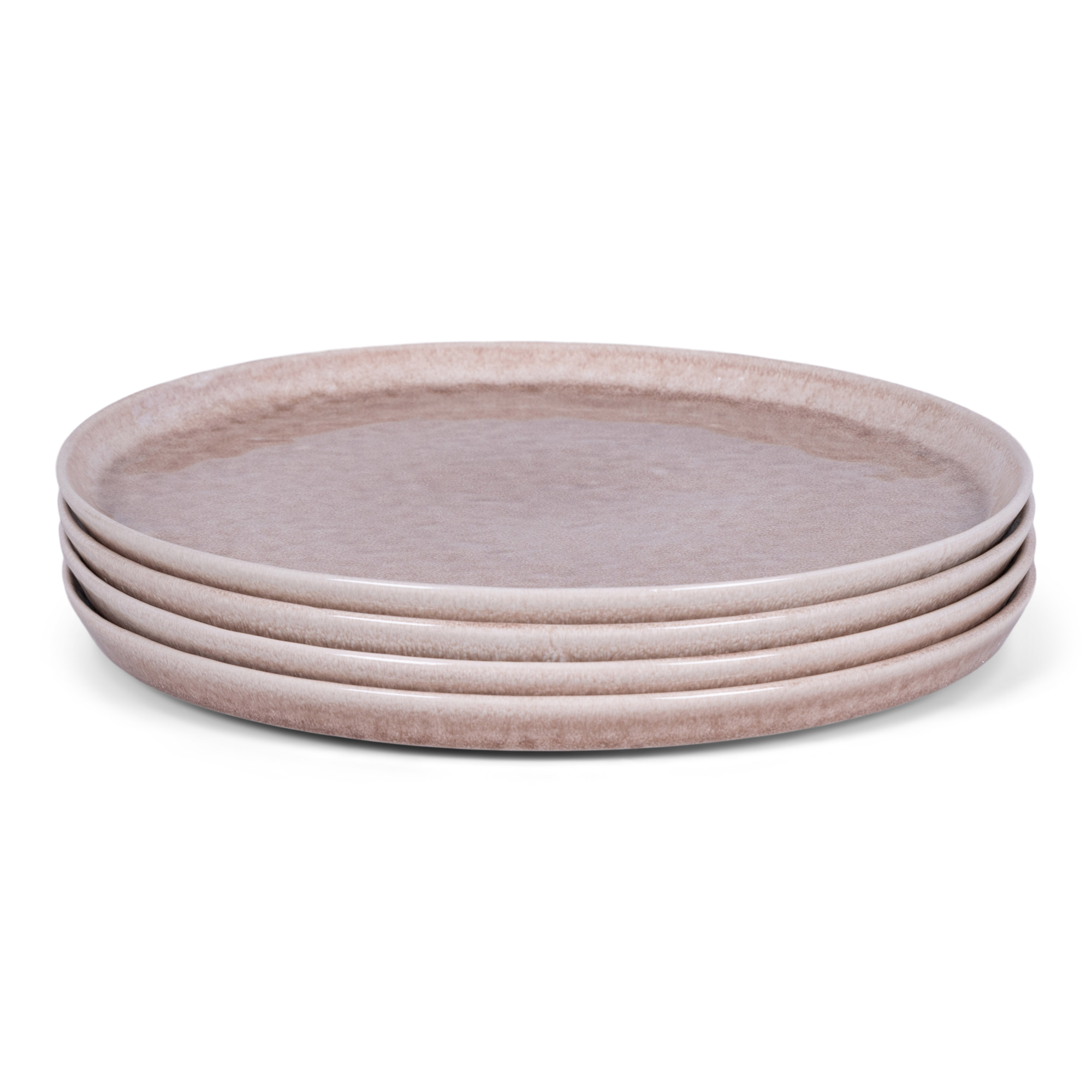 Dinerbord Celia smoke rose Ø26,6 cm - set van 4