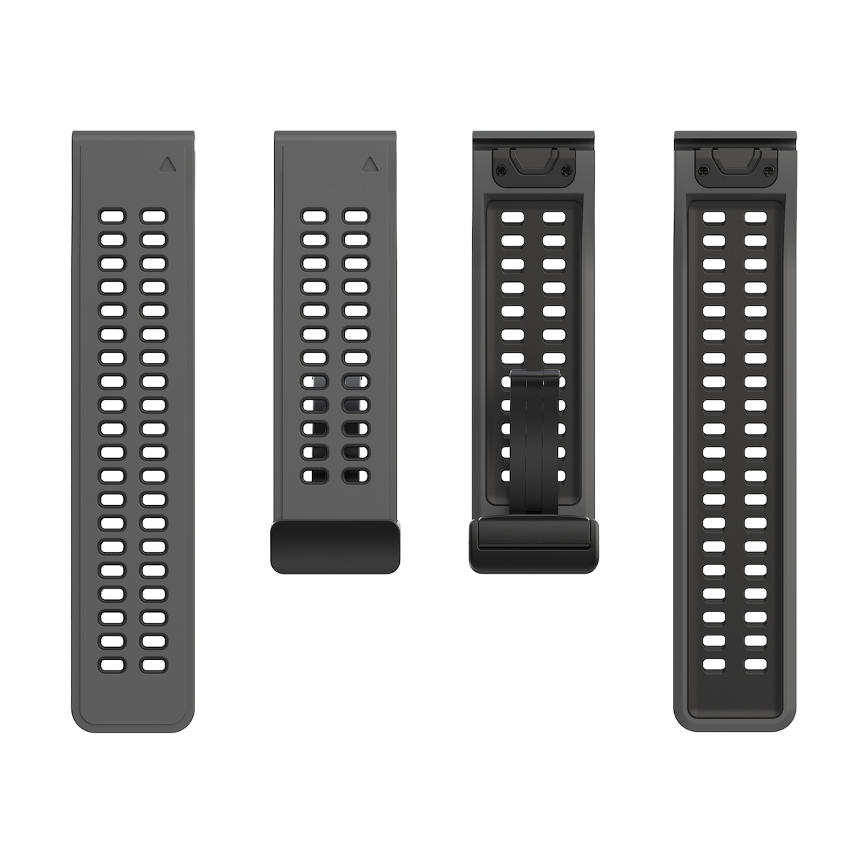 Silikon hurtigutløser klokkerem for Garmin Sort 22 mm