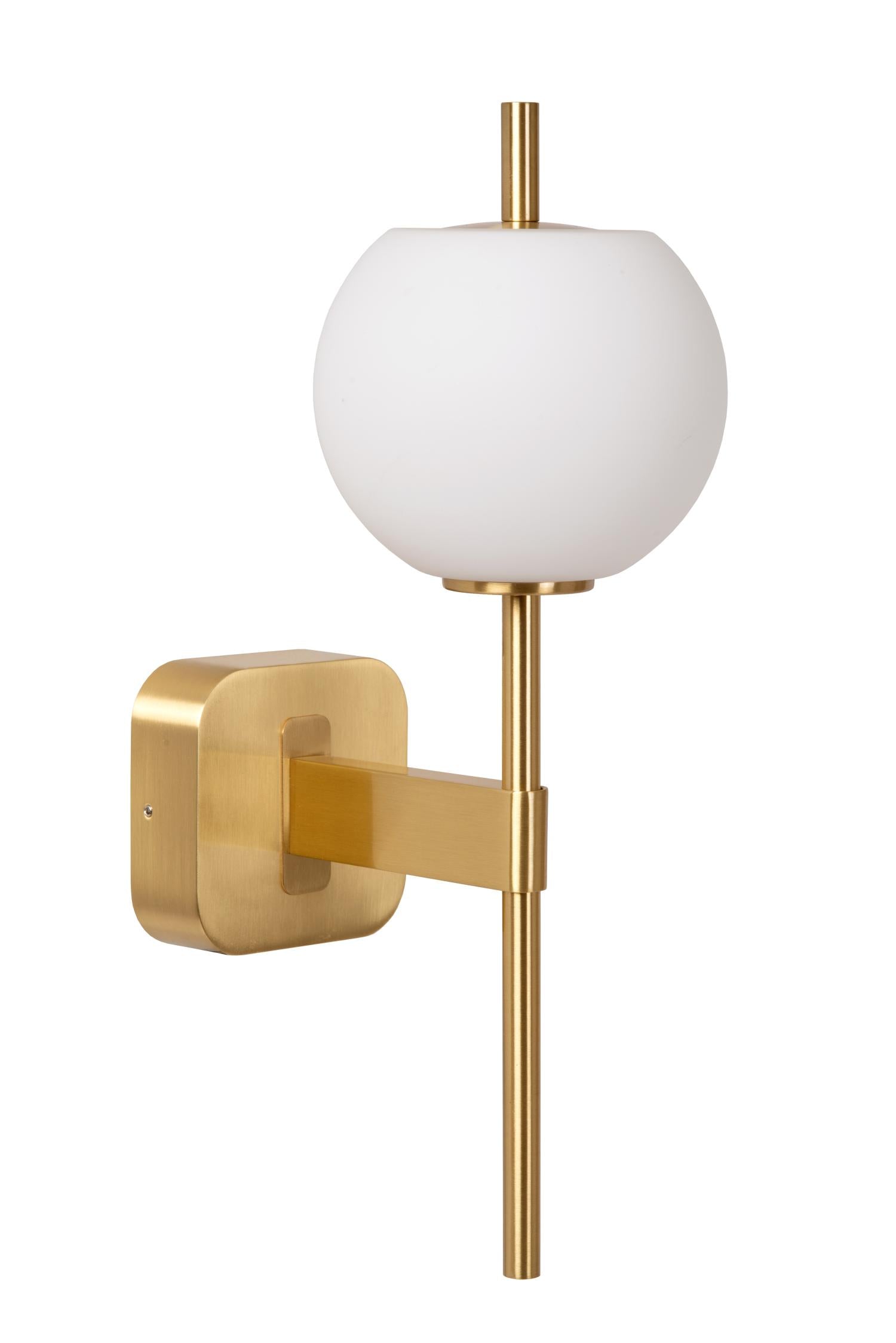 Lucide ELDA Wandlamp - Mat Goud | Messing