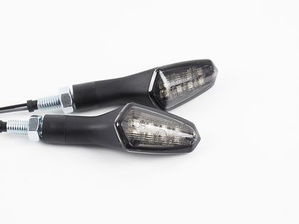 Clignotant LighTech Led plastique ABS noir (La paire)