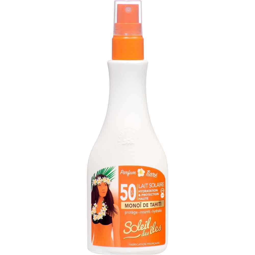Graisse à traire & lait protecteur en spray SPF 50 - Parfum des îles & vanille - 2 x 150 ml