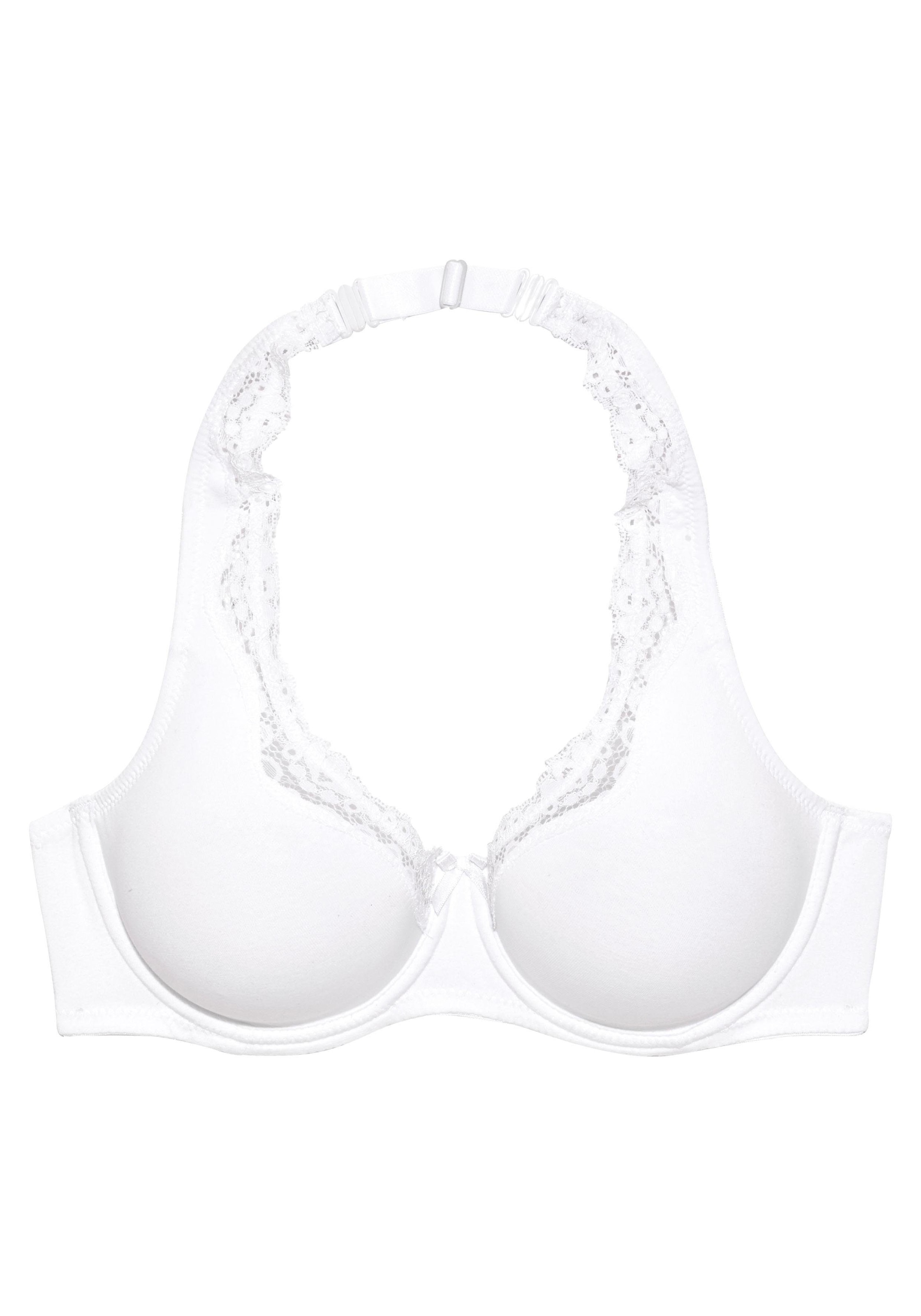 petite fleur Bügel-BH, 2 Stücker Packung, mit Tragevariante Neckholder, Basic Dessous