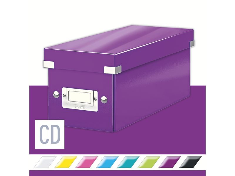 Leitz Aufbewahrungsbox Click&Store CD Violett Aufbewahrungsbox