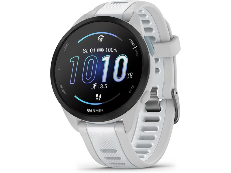 GARMIN Sportuhr Forerunner 165 Hellgrau Smarte Laufuhr