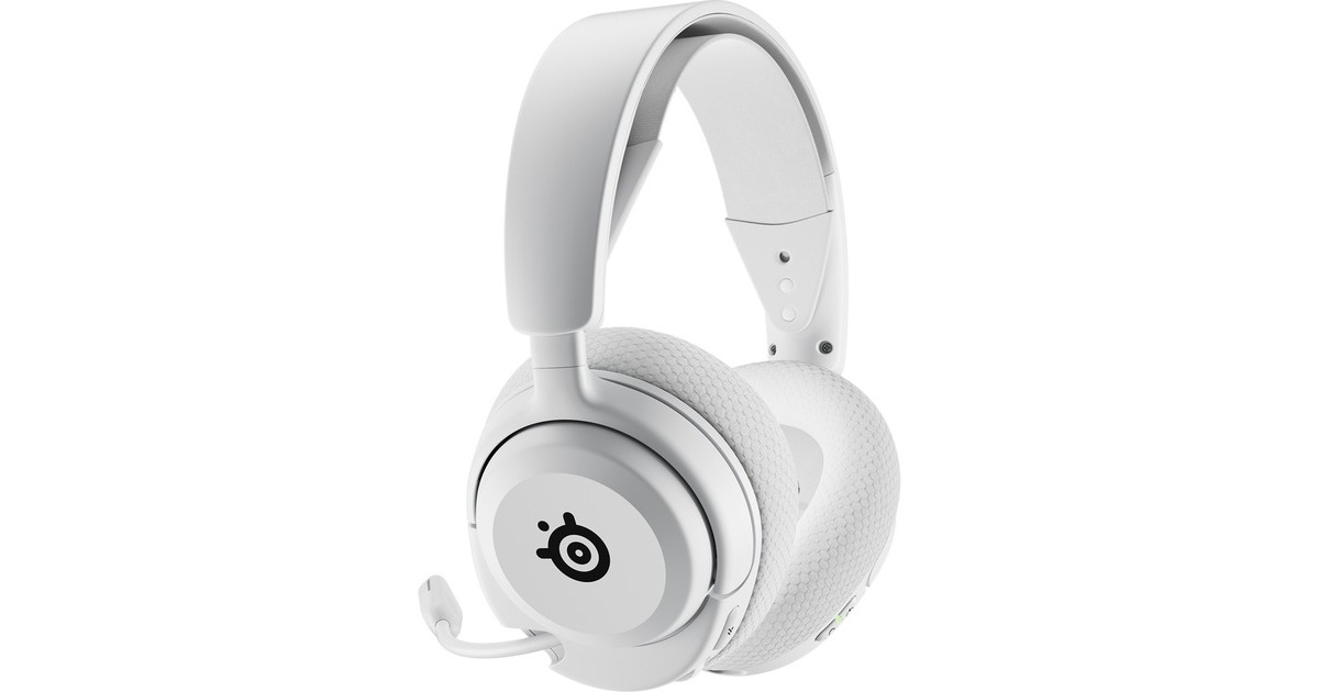 SteelSeriesArctis Nova 5 Wireless over-ear gaming headset  (Wit, 2,4 GHz, Bluetooth 5.3, pc, PlayStation 4, PlayStation 5, Nintendo Switch)