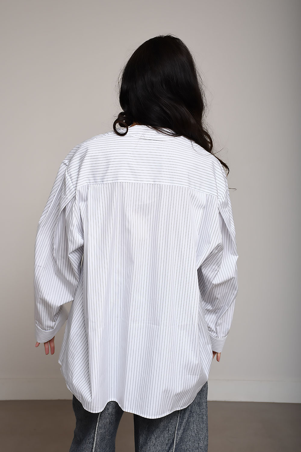Carla striped cotton shirt