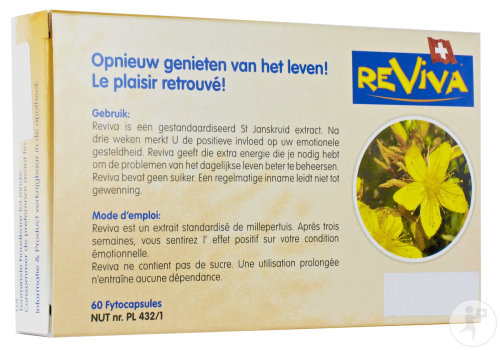 Dodoens Reviva 700mcg Hypericine Complément Alimentaire 60 Gélules