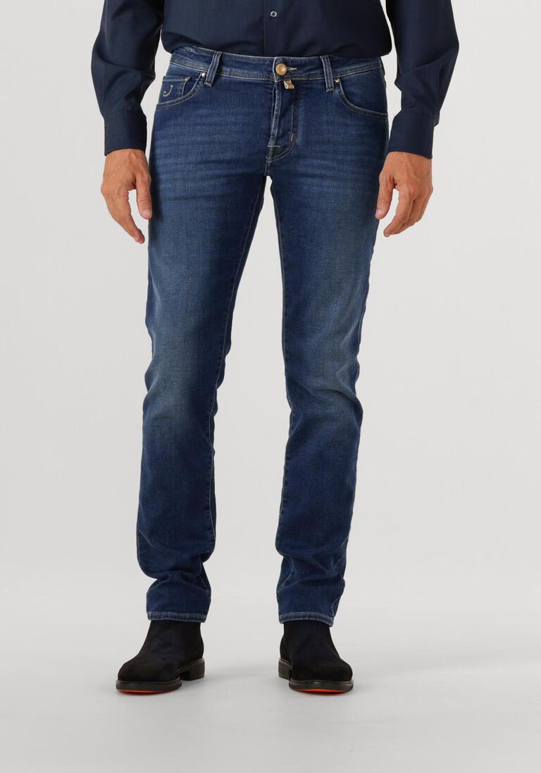 blauwe jacob cohen slim fit jeans pant 5pkt super slim fit nick slim