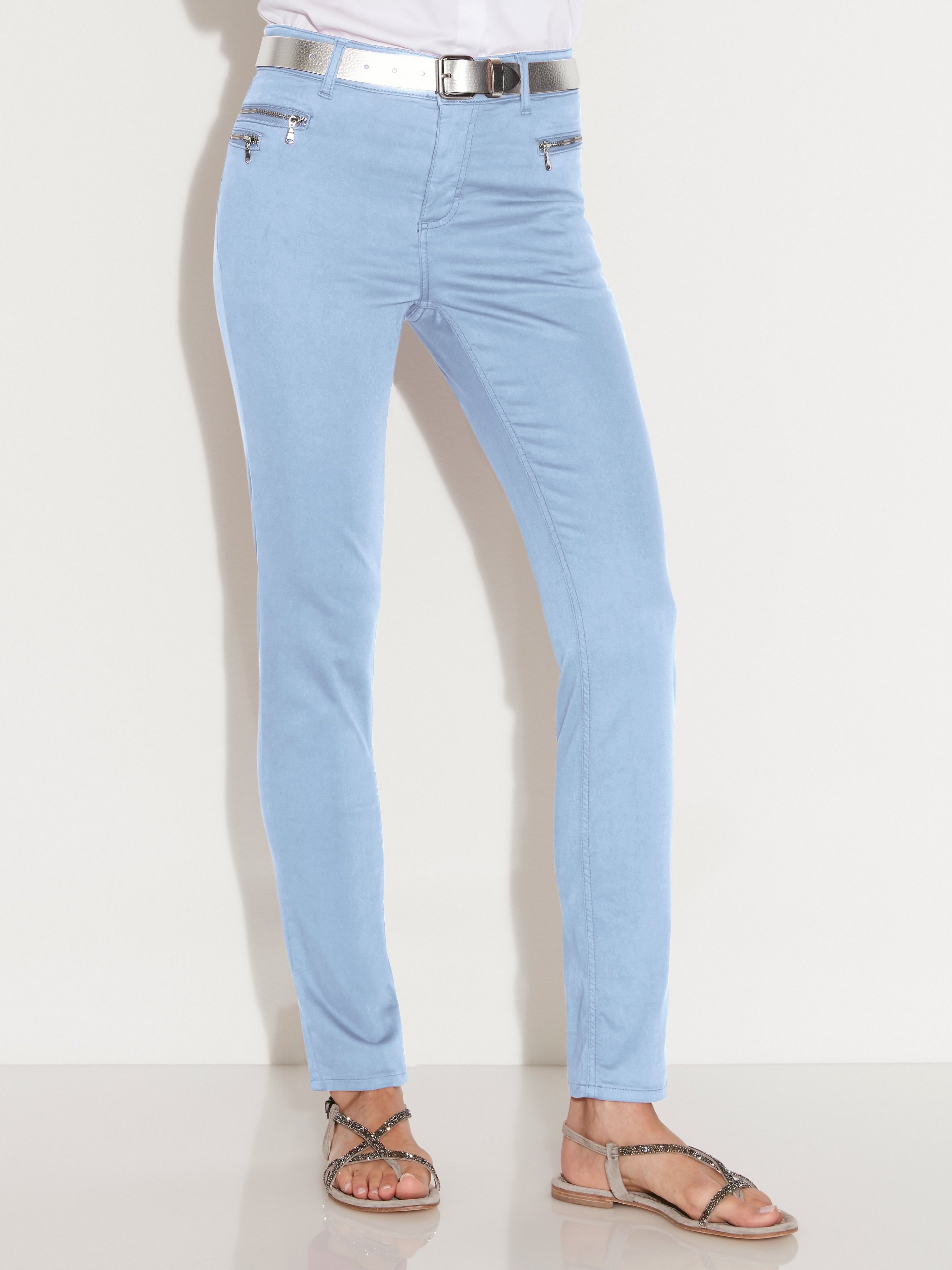 Knöchellange Hose Modell Malu Zip