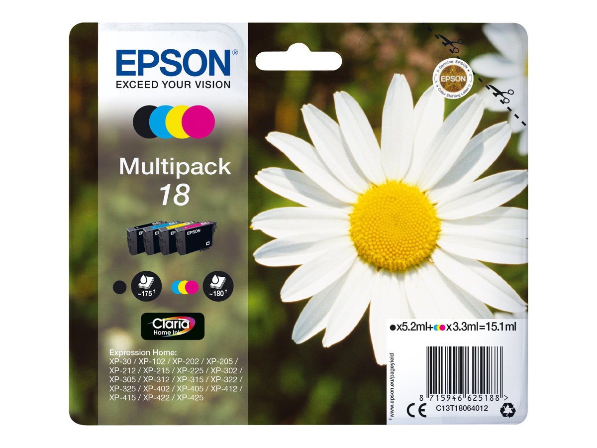 Epson Pâquerette CT BK+3CL 18 CLARIA