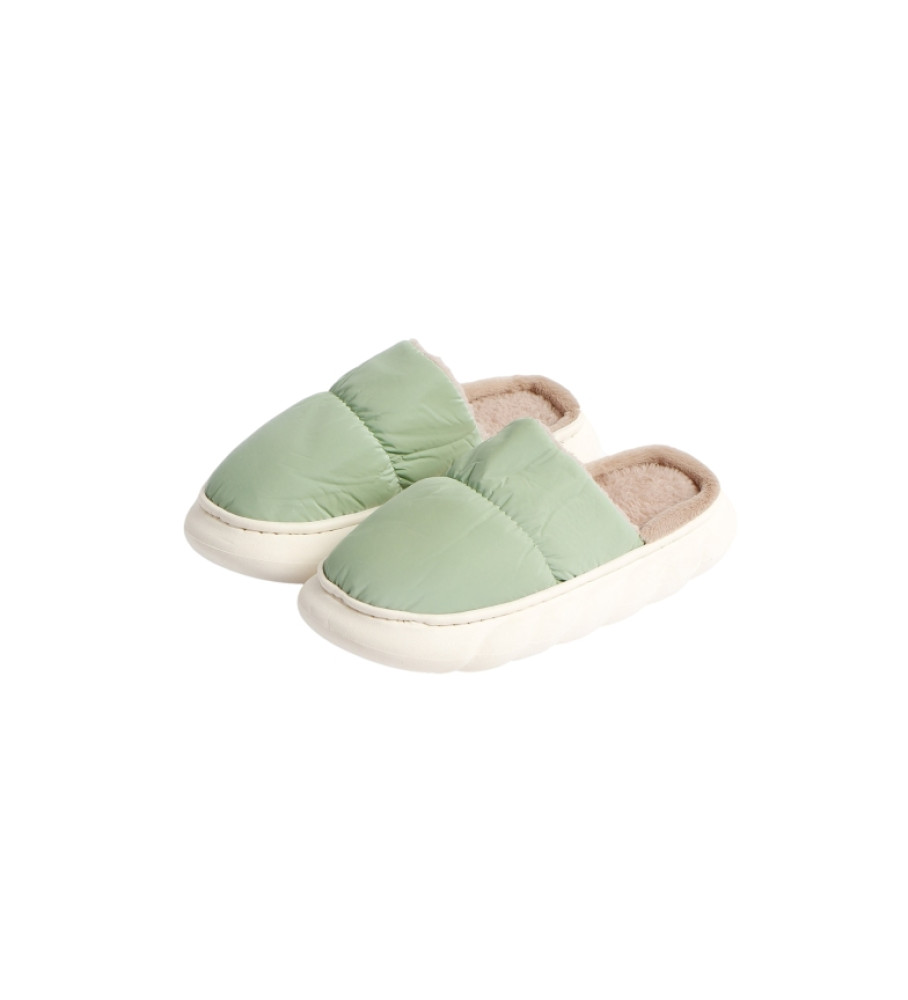 Pantufas acolchoadas Admas verdes
