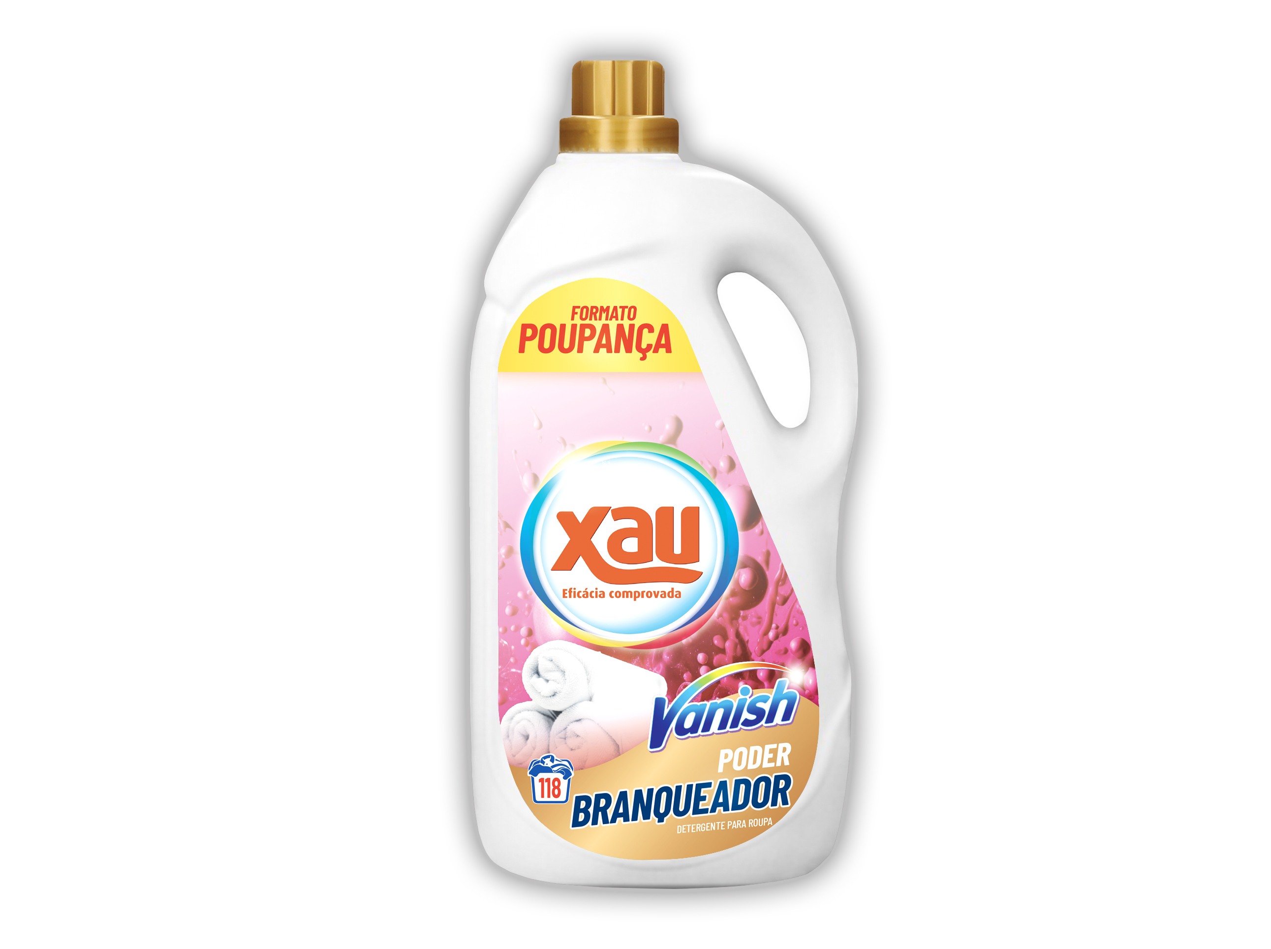 DETERGENTE ROUPA MÁQUINA LIQUIDO XAU VANISH FRESCURA JASMIM 118D