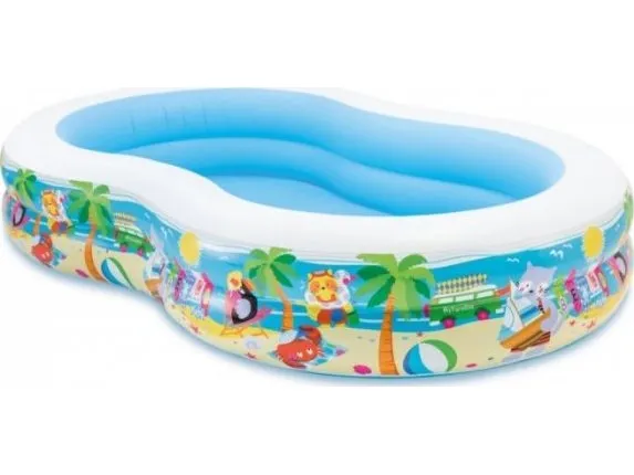 Intex Swim Center Snorkelsjov Pool,  700L, 262x160x46cm