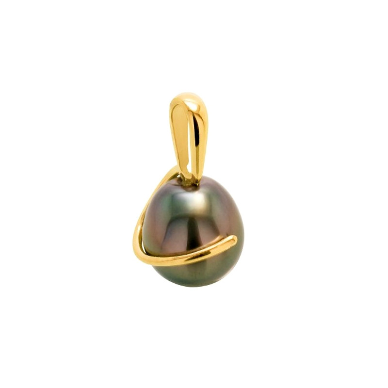 Pendentif Perle de Tahiti et Or Jaune 375/1000