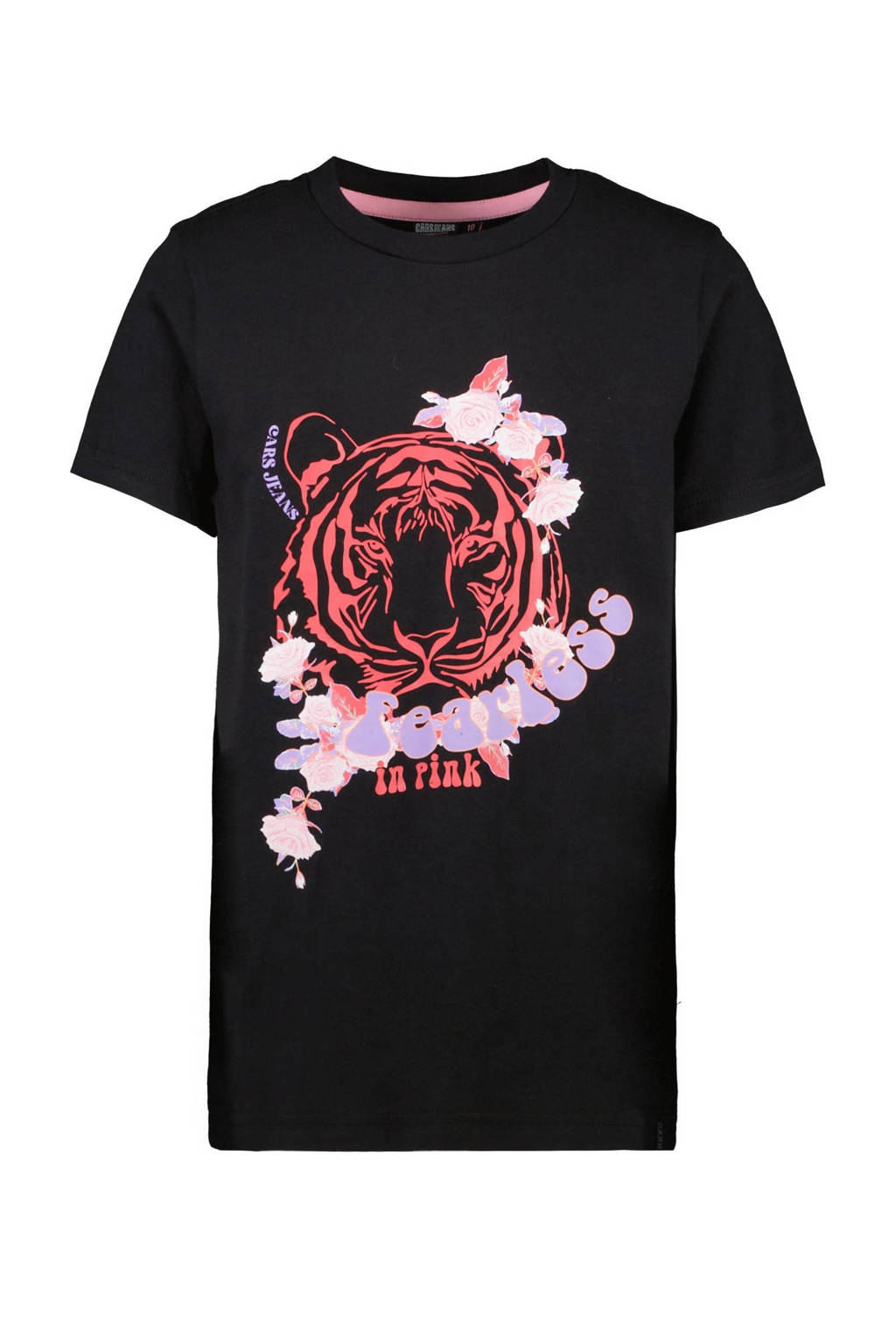 Cars T-shirt PIRRY met printopdruk zwart