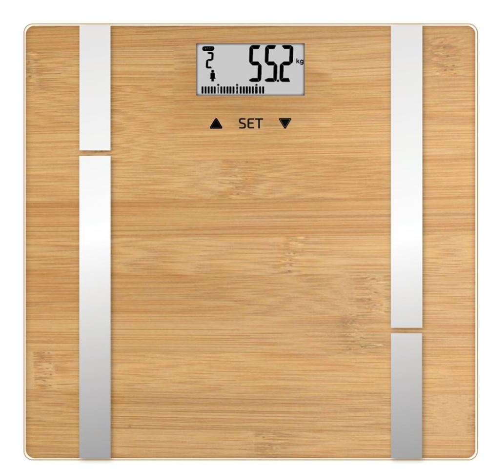 Terraillon Personenwaage Bamboo Fit Karton 1 Stk