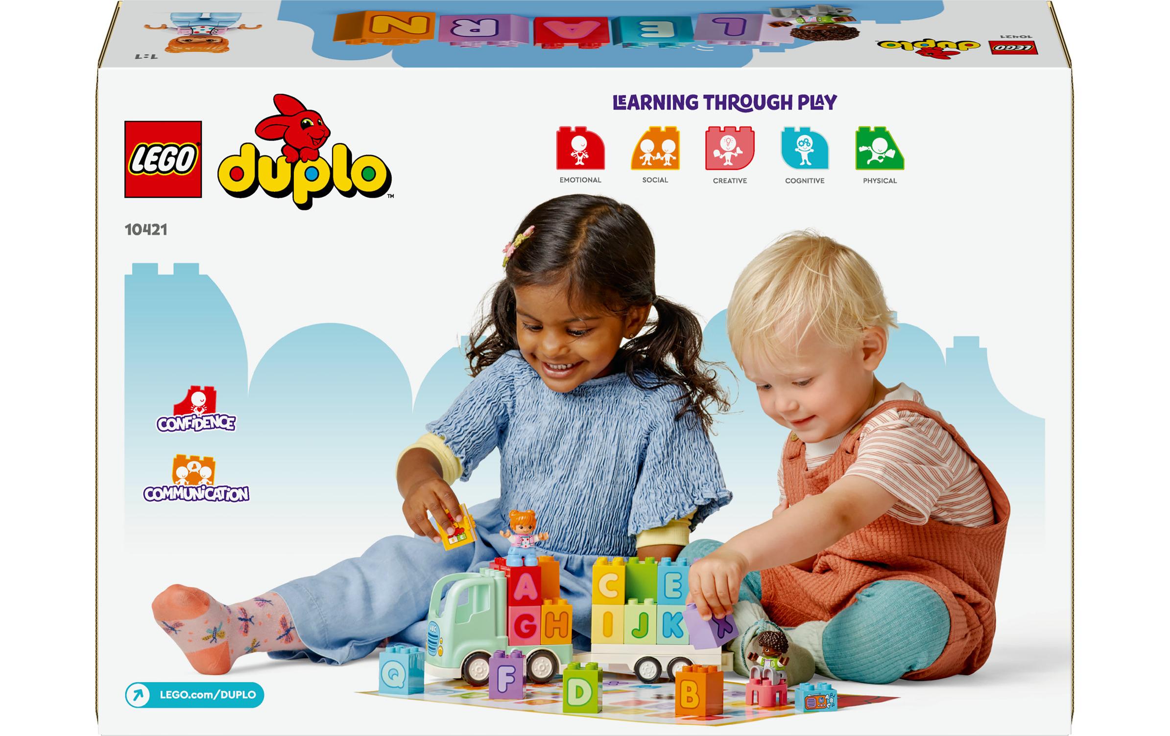 DUPLO® ABC-Lastwagen 10421Kreatives Motorikspielzeug zum Bauen und Umbauen