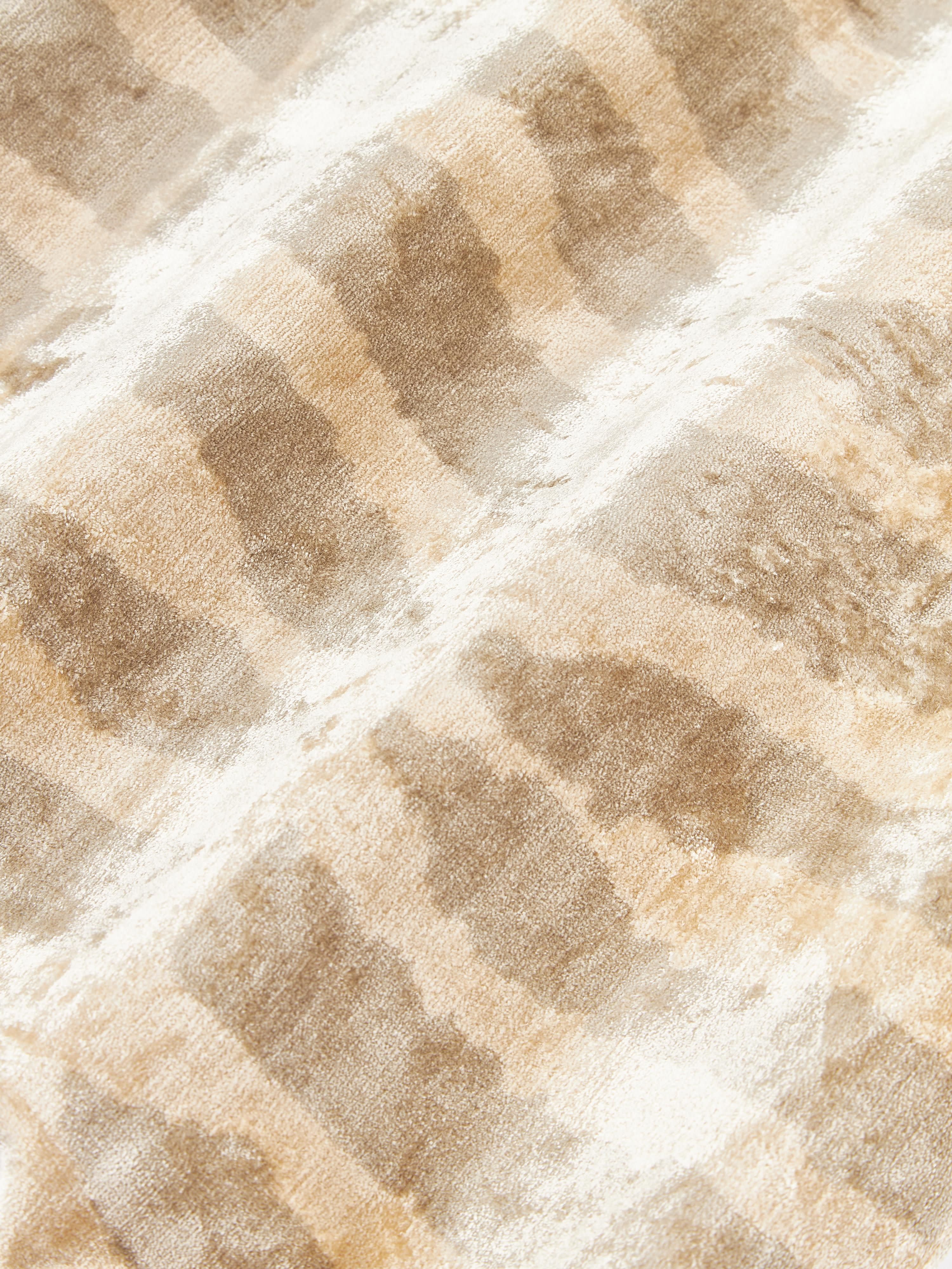 Viscose kussenhoes Dejan met ingeweven jacquard patroon